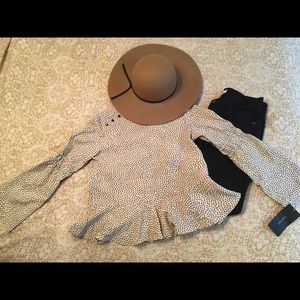 Zara Bell Sleeve Top